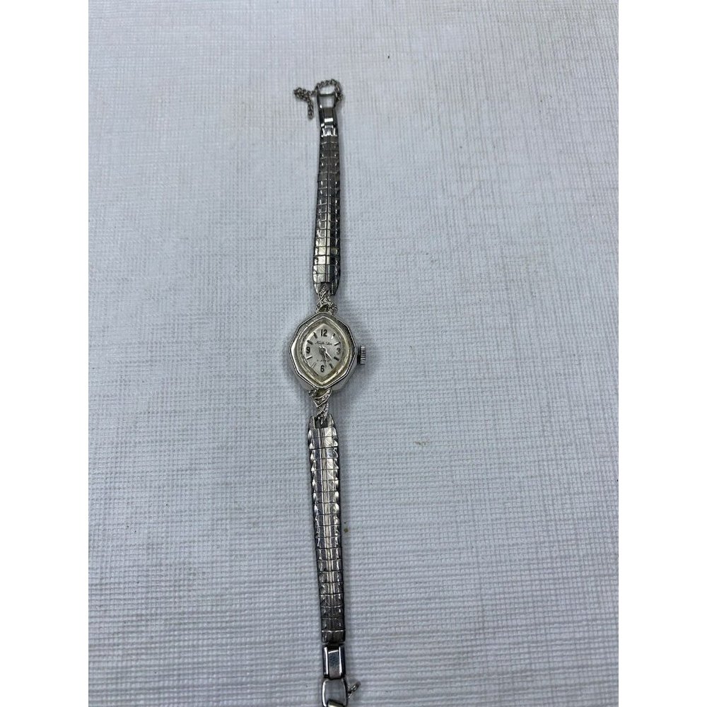 Ladies North Star Watch Bracelet Silver Northstar Wristwatch Wind Up Working